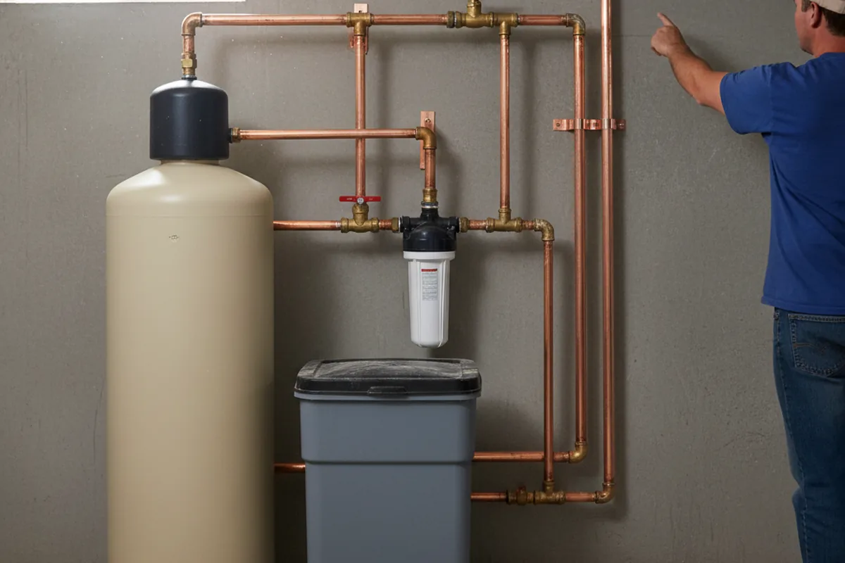 Whole-house water treatment system installed in Waggoner